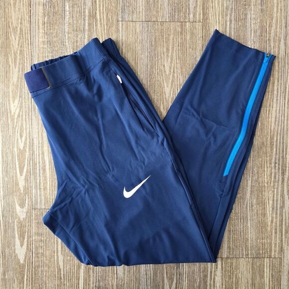 Nike Pro Elite USA Track & Field Podium Pants Men's Medium M Blue White Zippers - Picture 10 of 10